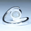 Coober Pedy Solid Opal Silver Ring - Size 8.25 Code CC614