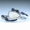Silver Opal Ring - Australian Opal Shop - 1876 Brisbane Rd - Gold Coast - Qld