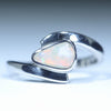Coober Pedy Solid Opal Silver Ring - Size 6.75 Code CC656