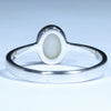 Coober Pedy Solid Opal Silver Ring - Size 10 Code CC649