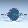 Silver Opal Ring - Australian Opal Shop - 186 Brisbane Rd - Gold Coast - Qld