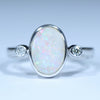 Silver Opal Ring - Australian Opal Shop - 186 Brisbane Rd - Gold Coast - Qld