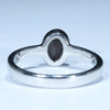 Australian Solid Boulder Opal Silver Ring - Size 4.5 CC641