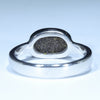Australian Solid Boulder Opal Silver Ring - Size 6.5 CC653