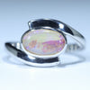 Silver Opal Ring - Australian Opal Shop - 186 Brisbane Rd - Gold Coast - Qld