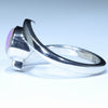 Australian Solid Pipe Opal Silver Ring - Size 6.25 CC612