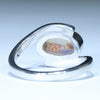 Australian Solid Pipe Opal Silver Ring - Size 6.25 CC612