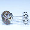 Australian Boulder Opal Matrix Silver Stud Earrings (7mm) Code V122