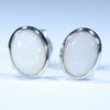 White Opal Studs - Australian Opal Shop - 186 Brisbane Rd - Gold Coast - Qld
