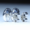Coober Pedy Solid Opal Silver Stud Earring (8mm x 6mm) Code -V117