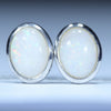 White Opal Studs - Australian Opal Shop - 186 Brisbane Rd - Gold Coast- Qld