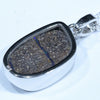Australian Boulder Opal and Diamond White Gold Pendant (20mm x 11.5mm) Code - Z79J