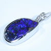 Australian Boulder Opal and Diamond White Gold Pendant (20mm x 11.5mm) Code - Z79J