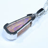 Natural Solid Australian Pipe Opal White Gold Pendant (19mm x 7mm) Code - Z301