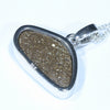 Australian Boulder Opal and Diamond White Gold Pendant (19mm x 11mm) Code - Z2801