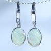 Australian Boulder Opal Silver Earring (11mm x 8mm) Code - V67