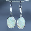 Australian Boulder Opal Silver Earring (11mm x 8mm) Code - V67