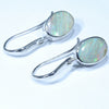 Australian Boulder Opal Silver Earring (11mm x 8mm) Code - V67