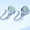 Australian Boulder Opal Silver Earring (11mm x 8mm) Code - V67