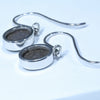 Australian Boulder Opal Silver Earring (11mm x 8mm) Code - V67