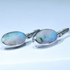 Australian Boulder Opal Silver Earring (14mm x 8mm) Code - V83