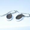 Australian Boulder Opal Silver Earring (14mm x 8mm) Code - V83