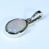 Lightning Ridge Solid Dark Opal Gold Pendant (8mm x 5.5mm ) Code - Z118