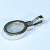 Lightning Ridge Solid Dark Opal Gold Pendant (8mm x 5.5mm ) Code - Z118
