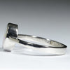 Coober Pedy White Opal White Gold Ring - Size 7.5 US Code - T51