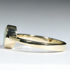 Natural Solid Australian Boulder Opal Gold Ring - Size 6.25  US Code - T55