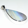 Large Australian Boulder Opal Silver Pendant with Silver Chain (32mm x 18mm) Code - Y464