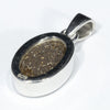 Australian Boulder Opal Silver Pendant with Silver Chain (13mm x 9mm) Code - Y461