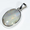 Australian Boulder Opal Silver Pendant with Silver Chain (16mm x 11mm) Code - Y463