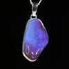 Australian Boulder Opal Silver Pendant with Silver Chain (24mm x 14mm) Code - Y406