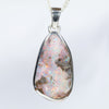 Australian Boulder Opal Silver Pendant with Silver Chain (21mm x 12mm) Code - Y409