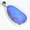Australian Boulder Opal Silver Pendant with Silver Chain (28mm x 15mm) Code - Y424