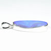 Australian Boulder Opal Silver Pendant with Silver Chain (28mm x 15mm) Code - Y424