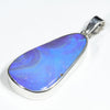 Australian Boulder Opal Silver Pendant with Silver Chain (28mm x 15mm) Code - Y424
