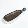 Australian Boulder Opal Silver Pendant with Silver Chain (25.5mm x 11mm) Code - Y425
