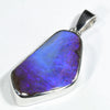 Australian Boulder Opal Silver Pendant with Silver Chain (24mm x 14mm) Code - Y406