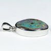 Australian Boulder Opal Silver Pendant with Silver Chain (18mm x 15mm) Code - Y407