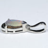 Australian Boulder Opal Silver Pendant with Silver Chain (8mm x 5mm) Code - Y444