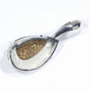 Australian Boulder Opal Silver Pendant with Silver Chain (9mm x 5mm) Code - Y416