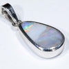 Australian Boulder Opal Silver Pendant with Silver Chain (12.5mm x 7.5mm) Code - Y426