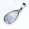 Australian Boulder Opal Silver Pendant with Silver Chain (12.5mm x 7.5mm) Code - Y426