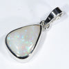 Coober Pedy Solid Opal Silver Pendant with Silver Chain (10mm x 8mm) Code - Y445