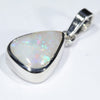 Coober Pedy Solid Opal Silver Pendant with Silver Chain (10mm x 8mm) Code - Y445