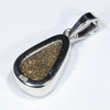 Australian Boulder Opal Silver Pendant with Silver Chain (11mm x 7mm) Code - Y431