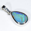 Australian Boulder Opal Silver Pendant with Silver Chain (11mm x 7mm) Code - Y430