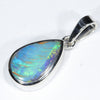 Australian Boulder Opal Silver Pendant with Silver Chain (11mm x 7mm) Code - Y430